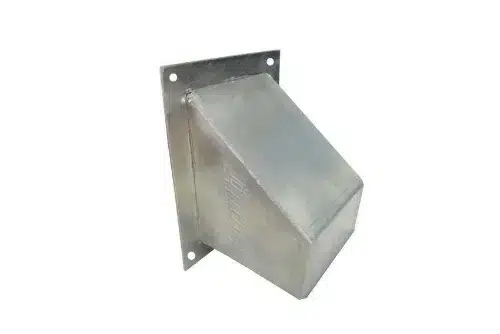 Alixo aluminium wanddoorgang 100 x 100 mm