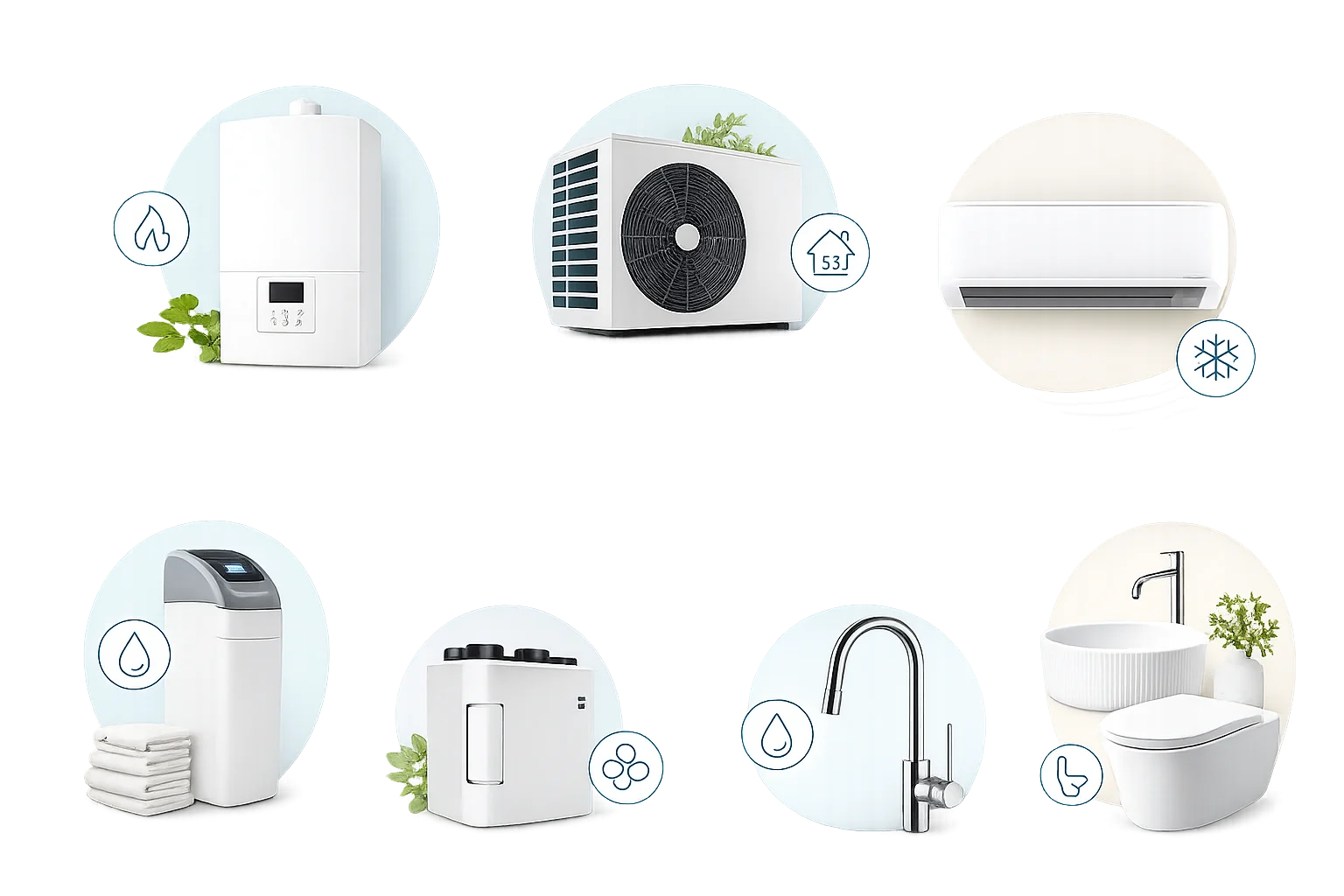 Assortiment verwarming en sanitair | B&B Loodgietersbedrijf