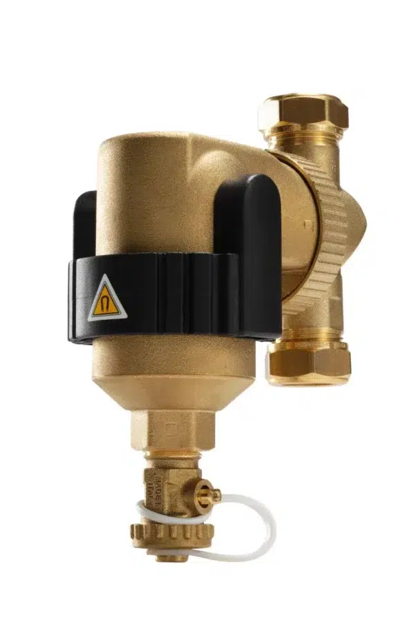 Vuilafscheider Spirotech SpiroTrap 22 knelring horizontaal/verticaal met magneet extern